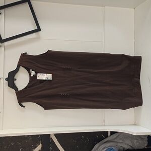 STRIKING-UNIQUE STYLED 2 in one SLEEVELESS MIDI DRESS